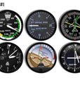 Unique handmade cabinet knobs in an aviation instrument theme. Decorative hardware featuring airplane meters and gauges.