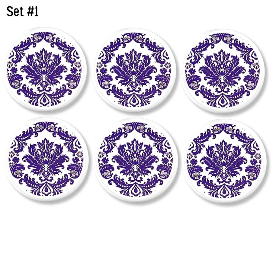 purple dresser knobs Luxury Diamond purple Crystal Drawer Knob Handle Glass Dresser Silver Pulls