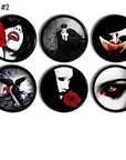 Black Red Dark Gothic Vampire Cabinet Knobs | Pulls - Set No. 816E41