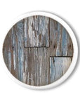 weathered blue simulated barnwood knob - coastal, rustic