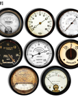 Decorative antique factory meter Steampunk cabinet drawer pulls