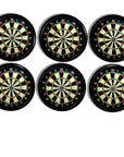 Decorative dart game theme cabinet knobs for mancave, recreation room or home bar.