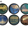 6 decorative knob hardware set in classic literature book cover art. Collection of works such as Poe, Littel Women, Gulliver's Travels and more.