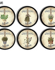 Herbs De Provence French cooking herb kitchen cabinet and drawer pull set