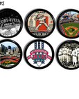 Handmade Drawer Puls made with Throwback Jacob's Field, vintage Cleveland Indians team photos and ball park diamond images.