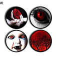 Black Red Dark Gothic Vampire Cabinet Knobs | Pulls - Set No. 816E41