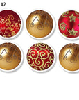 6 Hand made Christmas ornament theme cabinet knobs. Drawer pulls can be mounted to a shelf or wall plaque as hookd to hang decorations, card or stockings.