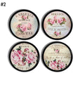 Shabby Distressed French Perfume Dresser Knobs, Paris Chic Drawer Pulls - Set No. 215C22