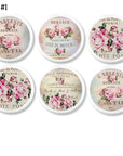 Shabby Distressed French Perfume Dresser Knobs, Paris Chic Drawer Pulls - Set No. 215C22