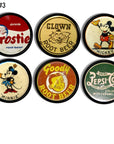Handmade cupboard knobs in vintage soda brands like Frostie, Pepsi Cola and Goody Root Beer. Unique drawer pulls for unusual decor.