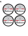Classic Budweiser beer themed drawer pulls. Decorative handle hardware for furniture, cupboards, cabinets and drawers.
