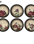 Romantic Victorain Roses Cabinet Knobs, Vintage Decorative Drawer Pulls - No. 815J37