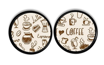 Coffee Shop Diner Knobs - Latte, Espresso, Cafe