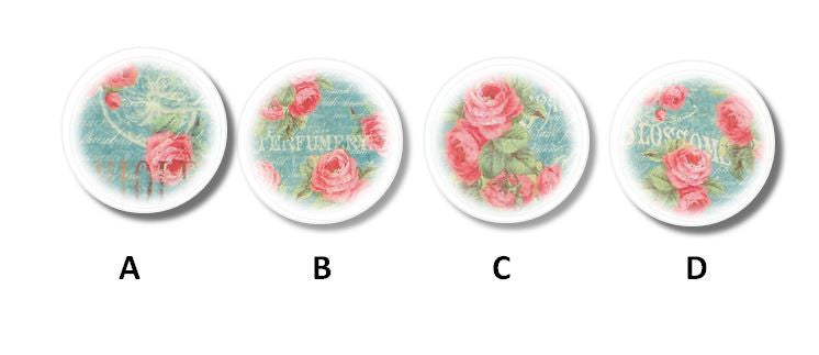 Shabby Country Cottage Decor - Chic Typography Drawer Pulls