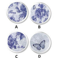 french fleur toile decor decorative knob