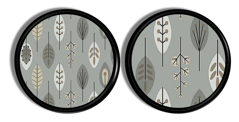 modern botanical decor gray white furniture knobs