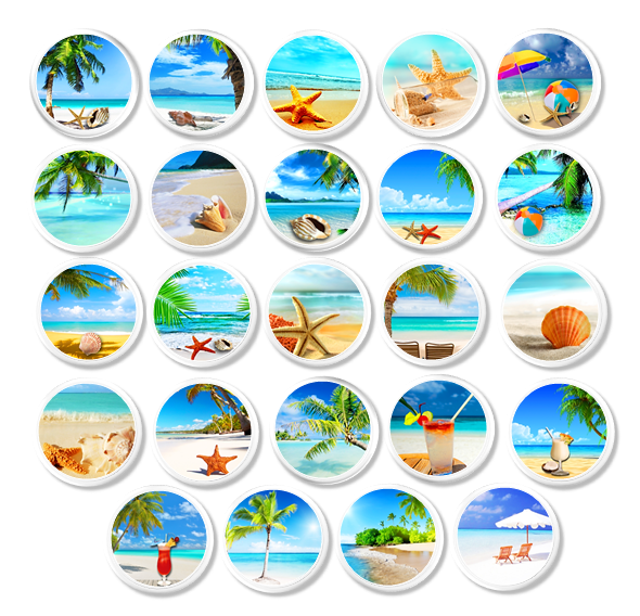 Island Life, Beachy Decor Drawer Pulls
