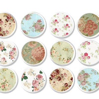 Shabby Cottage Floral Knobs - Chic Country Variety Drawer Pulls