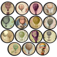steampunk flying machines & hot air balloons cabinet pulls
