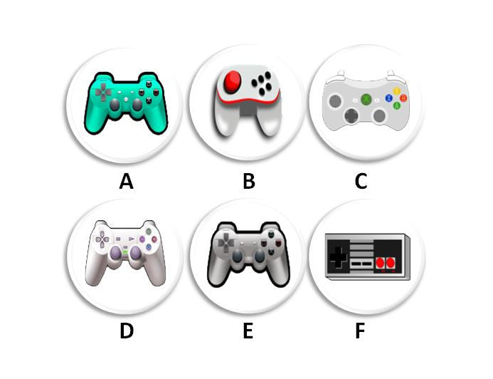Video Game Controller Gamer Theme Knobs | Pulls - No. 115L13