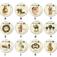 Old Fashioned Christmas Vintage Inspired Knobs | Pulls - No. 815J1 - Handcrafted 360