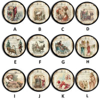 Old Fashioned Christmas Village Knobs | Pulls - No. 815X13 - Handcrafted 360
