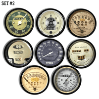 Vintage looking speedometer and tachometer Storage Knobs. A great gift for husband, boyfriend, son or father's day