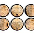 Nautical Voyage Vintage Pirate Treasure Map Dresser Drawer Knobs, Cabinet Door Pulls - Set No. 115D15