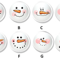 Winter Fun With Happy Snowmen Knobs | Pulls - No. 816M36